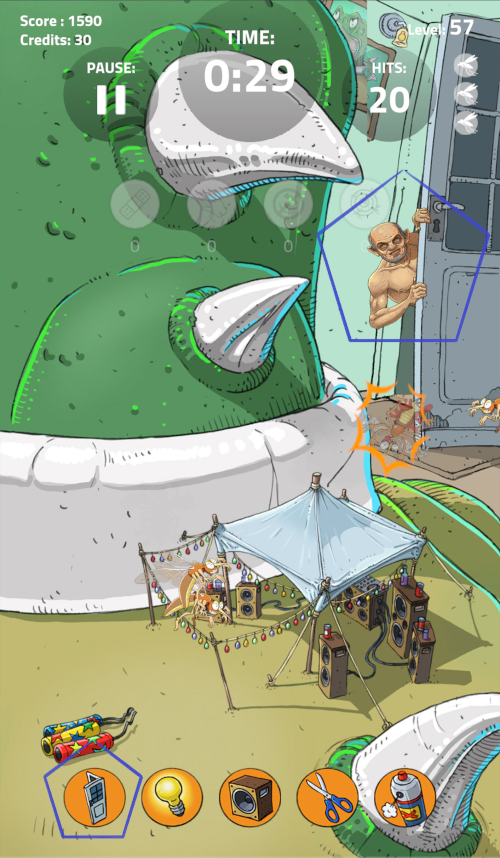smackm dino feast stage boss grelf looking after
